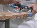 Alpha Eclipse Q High Performance Dry Flush Cutting Blade for Stone (5" Diameter, 7/8" Arbor)