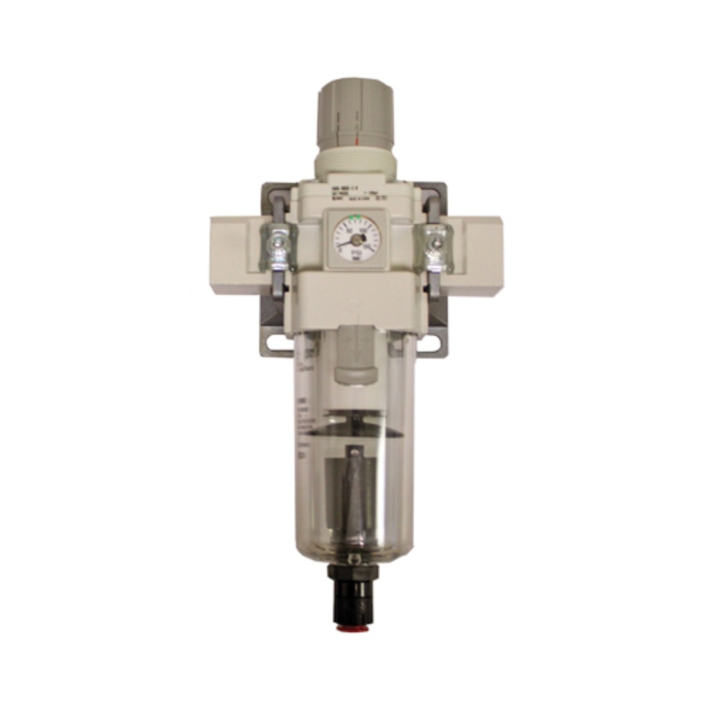 Alpha 53 CFM 3/8" Filter/Regulator Manifold System 3/8" NPT 