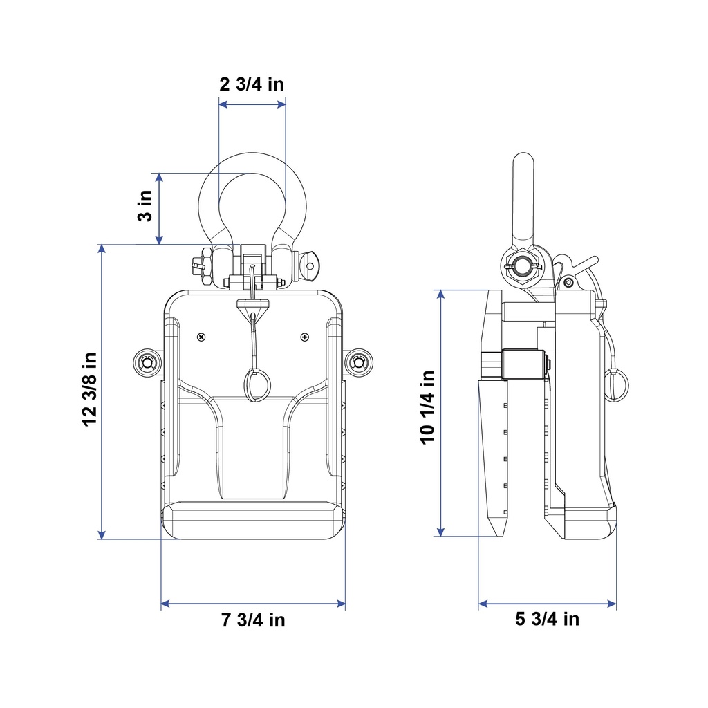 Aardwolf AL30R Slab Lifter with Rollers (7963)
