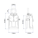 Aardwolf AL30R Slab Lifter with Rollers (7963)