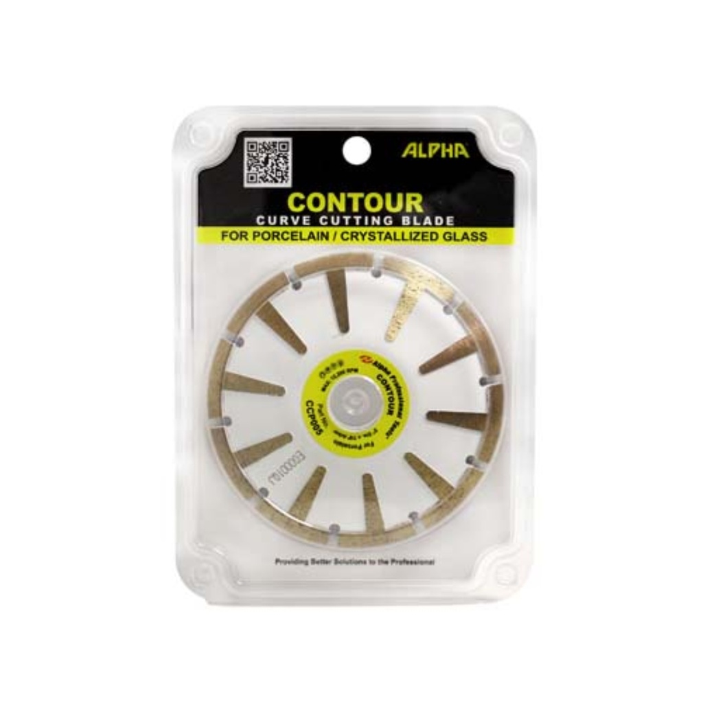 Alpha Contour for Porcelain 4" Curve Cutting on Porcelain, Crystallized Glass and Sintered Slabs 