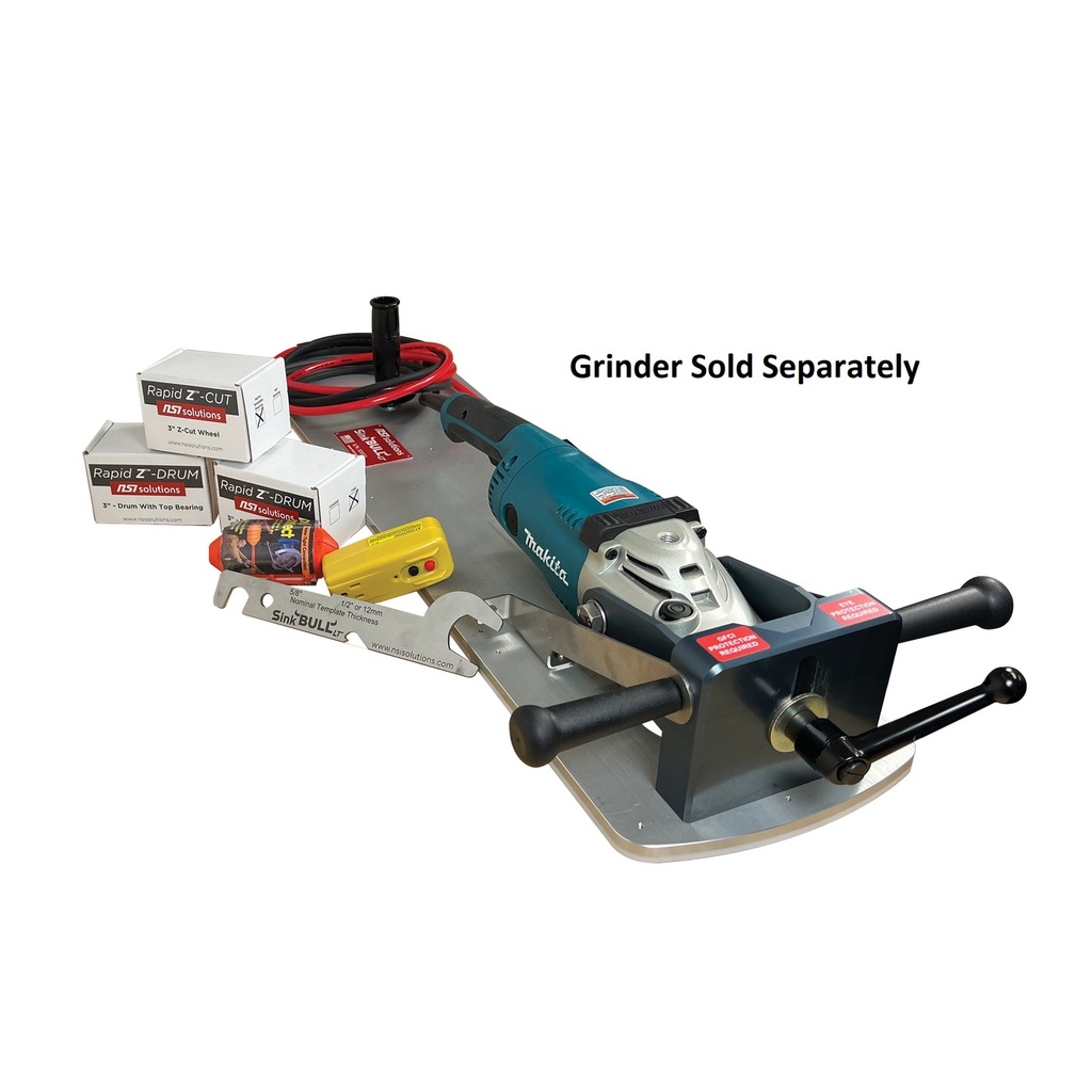 NSI Solutions Sink BULL LT - Complete Kit (Incl. Rapid Z-CUT w/bearing + 3" Course & 3" Fin - 2