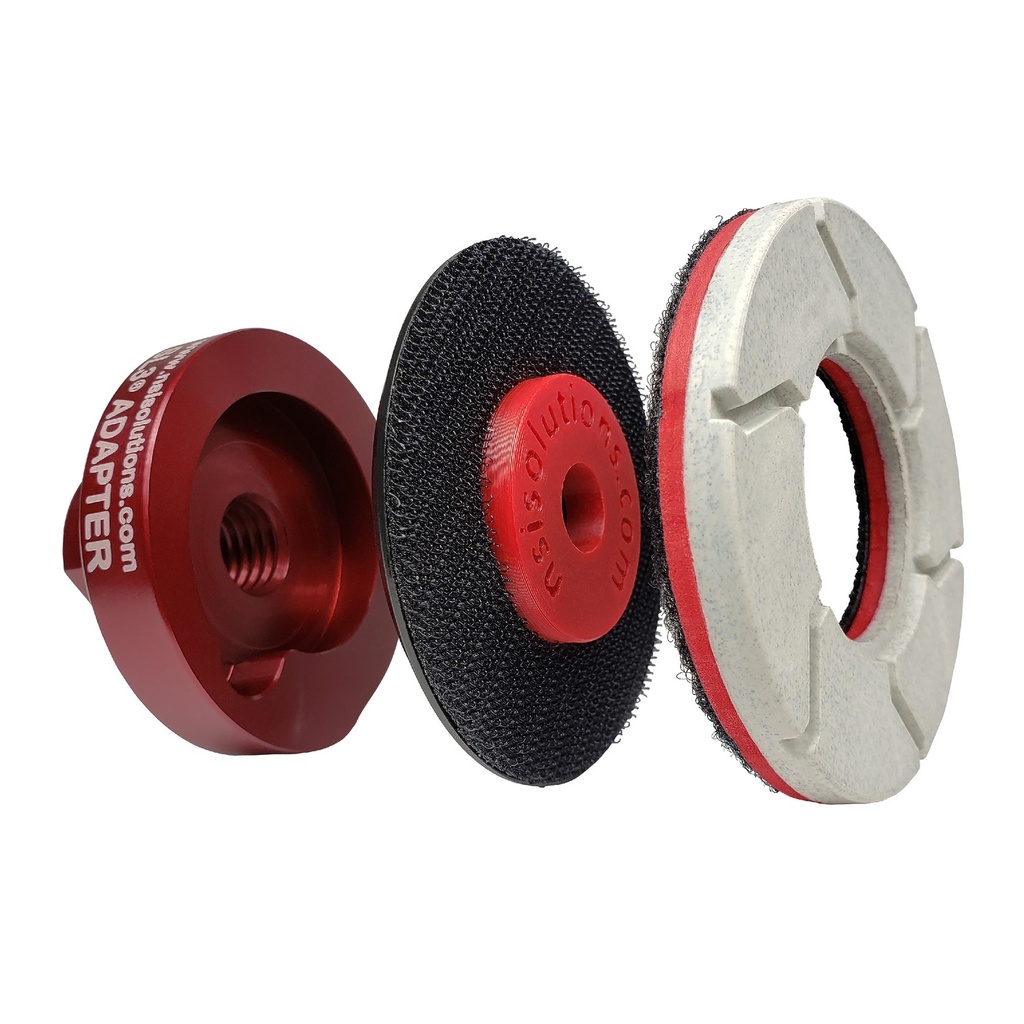 SL3® 3" Center Hub Hook and Loop Backer - 5
