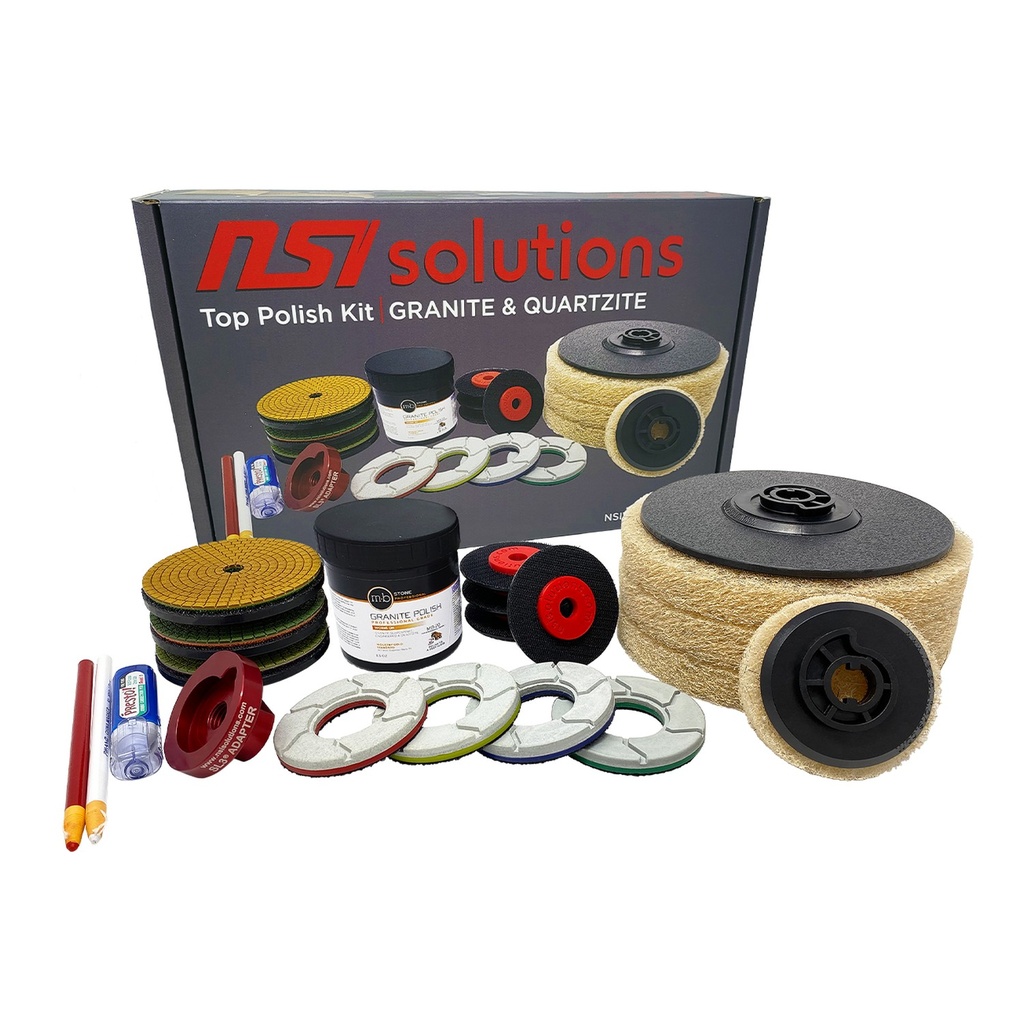 NSI Solutions Top Polish Kit - Granite & Quartzite - 2