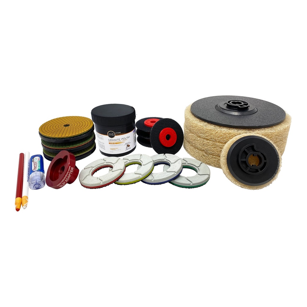 NSI Solutions Top Polish Kit - Granite & Quartzite - 3