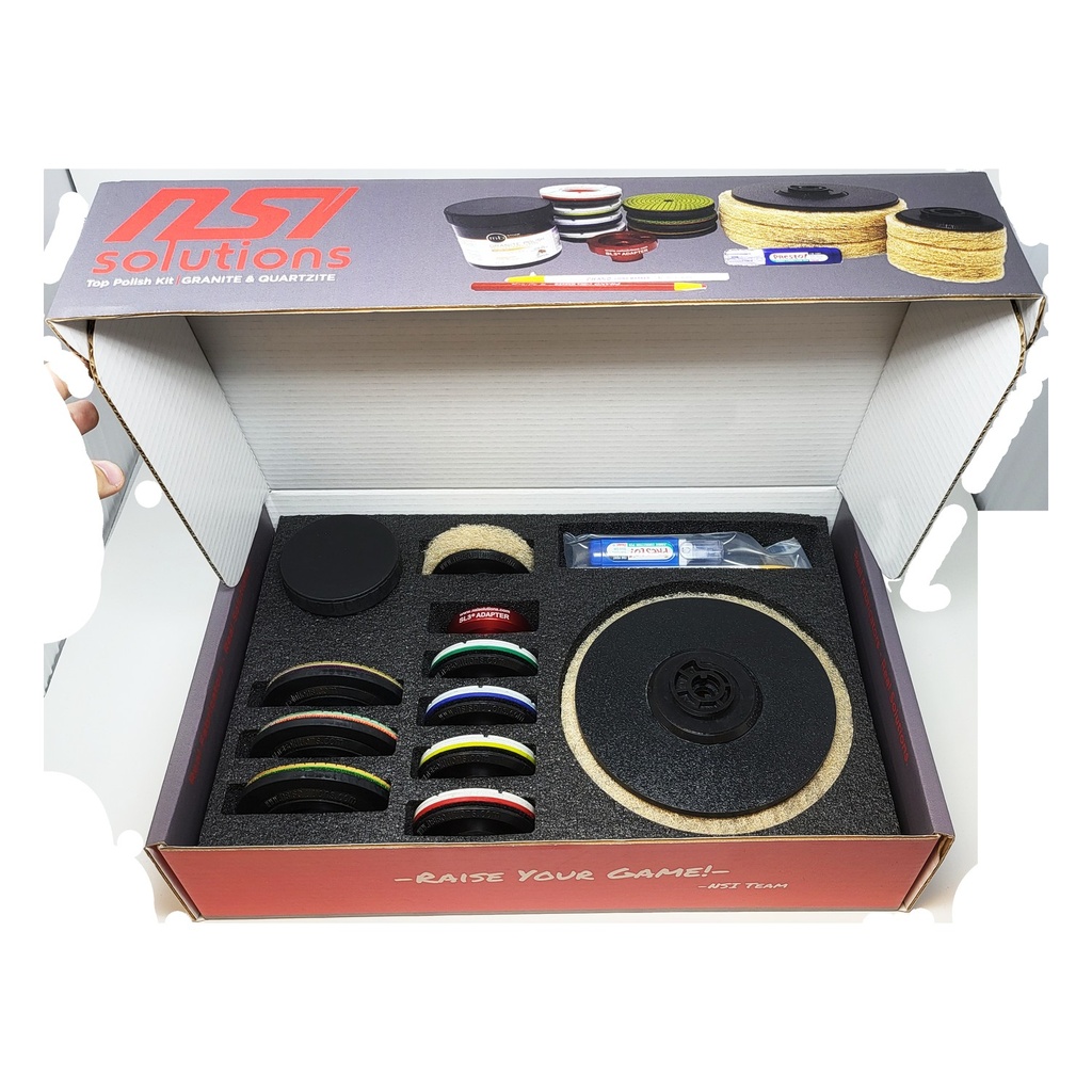 NSI Solutions Top Polish Kit - Granite & Quartzite - 5