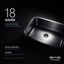 BR-3018 18 gauge T-304 stainless steel