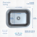 BR-2318-16 precision sizing - dimensions