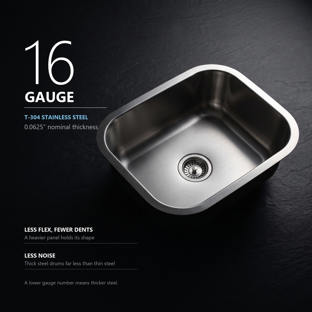 BR-2318-16 gauge - T-304 stainless steel