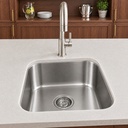 BR-1618 single bowl depth - angled view