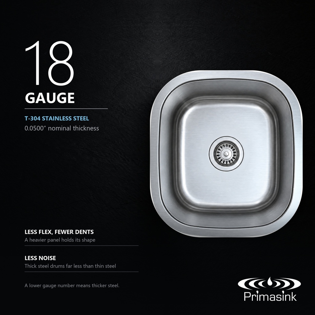 BR-1618 gauge - T-304 stainless steel