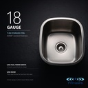 BR-1618 gauge - T-304 stainless steel
