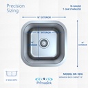 BR-1616 precision sizing - dimensions