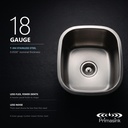 BR-1616 gauge - T-304 stainless steel