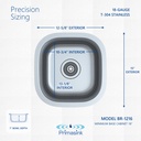 BR-1216 precision sizing - dimensions