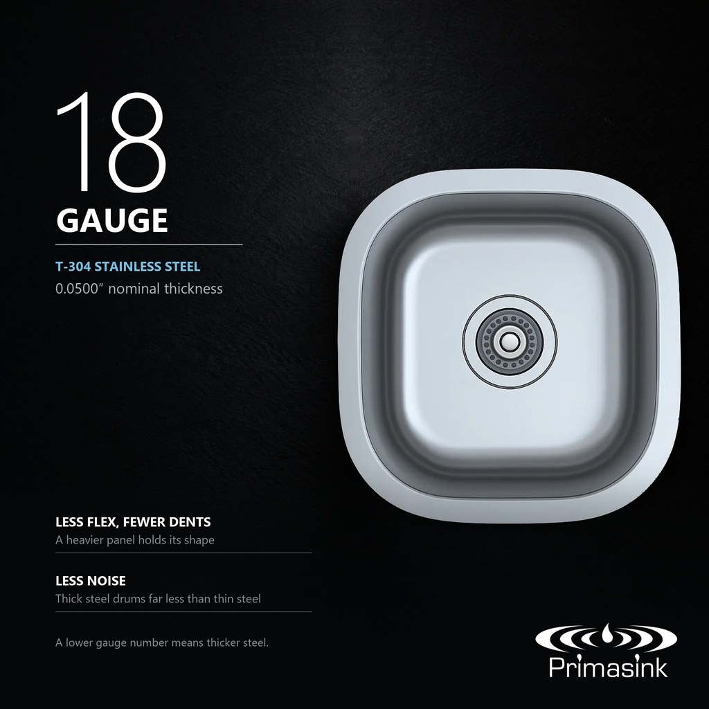 BR-1216 gauge - T-304 stainless steel