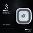 BR-1216 gauge - T-304 stainless steel