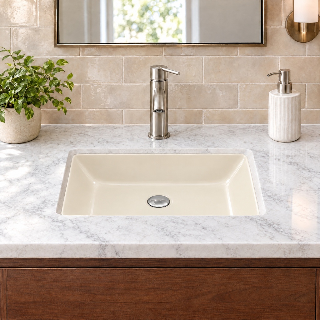 PS-1611B installed in a bathroom vanity
