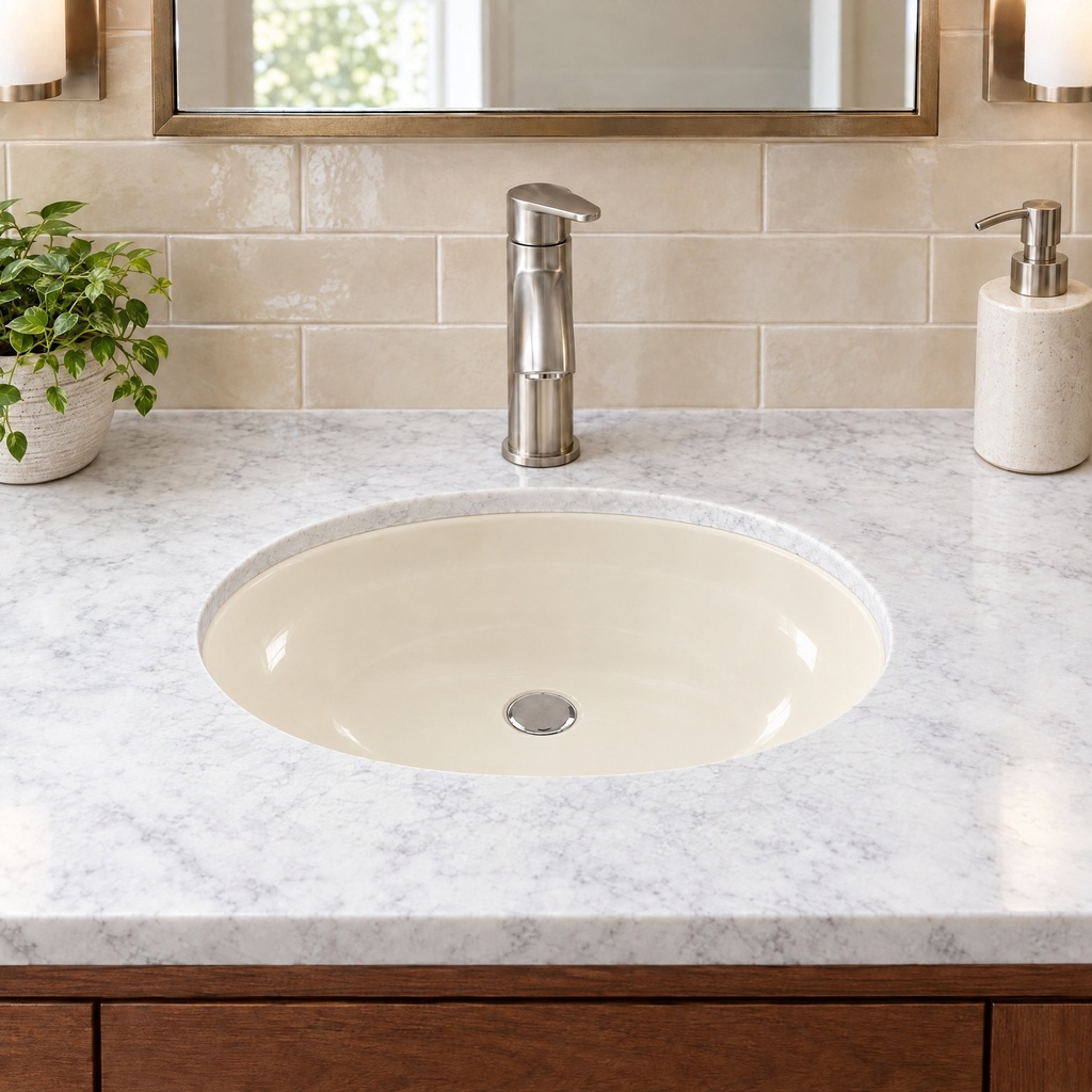 BR-1613B installed in a bathroom vanity