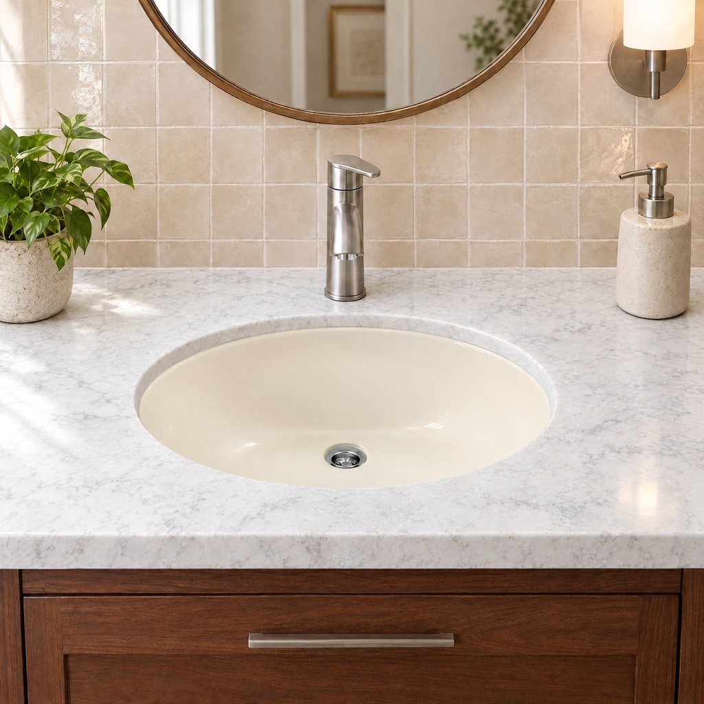 BR-1512B installed in a bathroom vanity