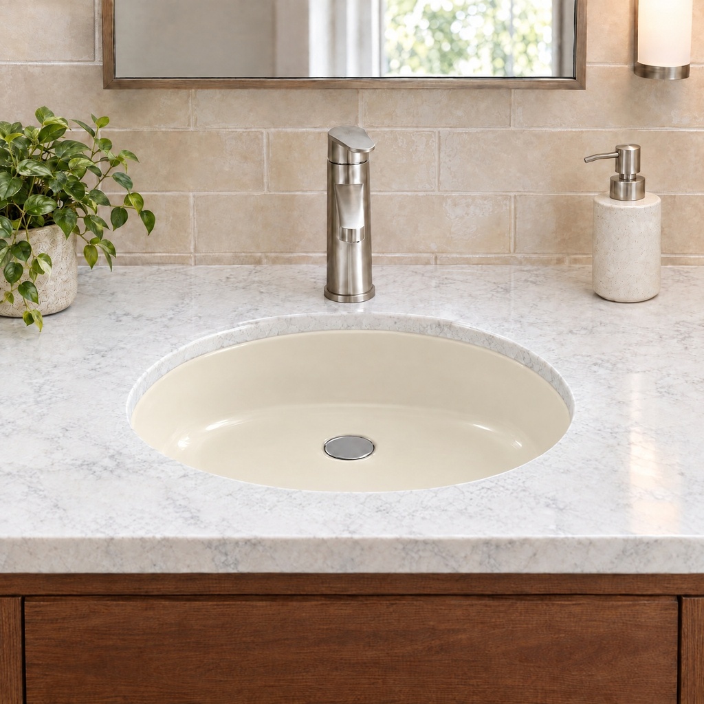 BR-1714B installed in a bathroom vanity