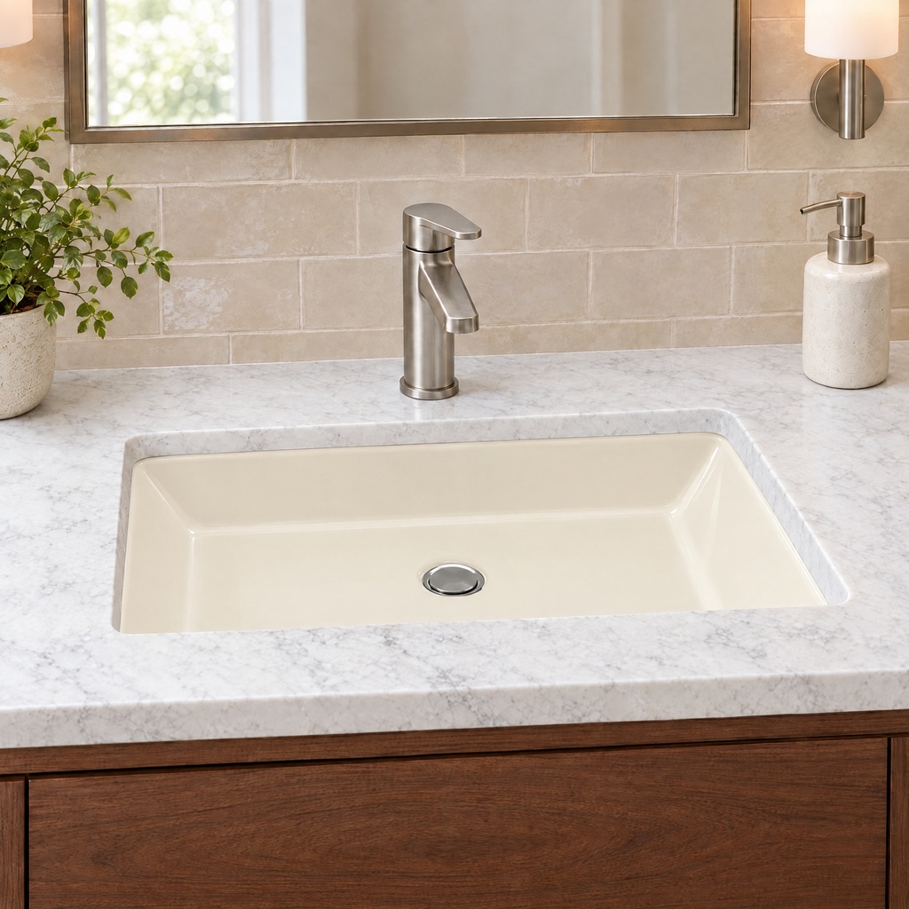 BR-204B installed in a bathroom vanity