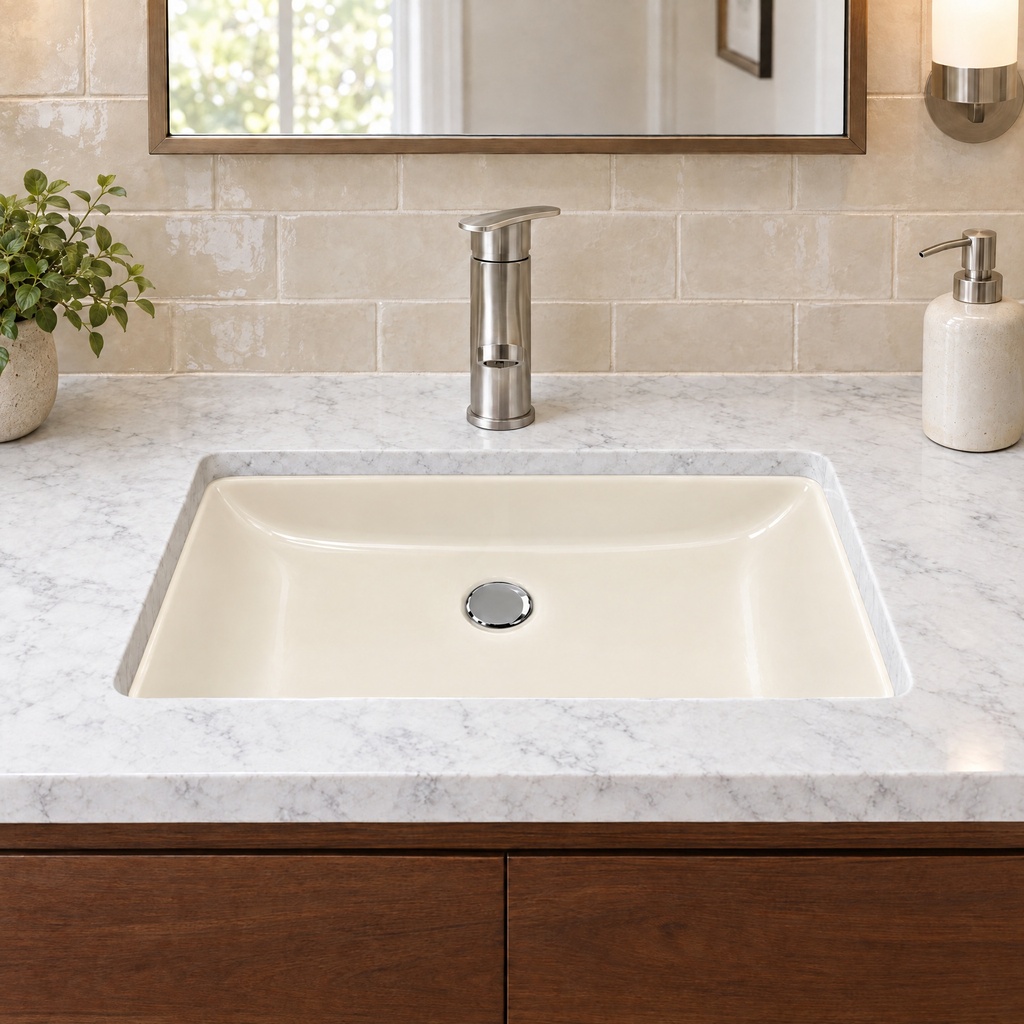 BR-206B installed in a bathroom vanity