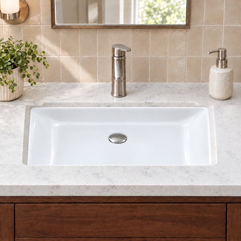 BR-1813W installed in a bathroom vanity