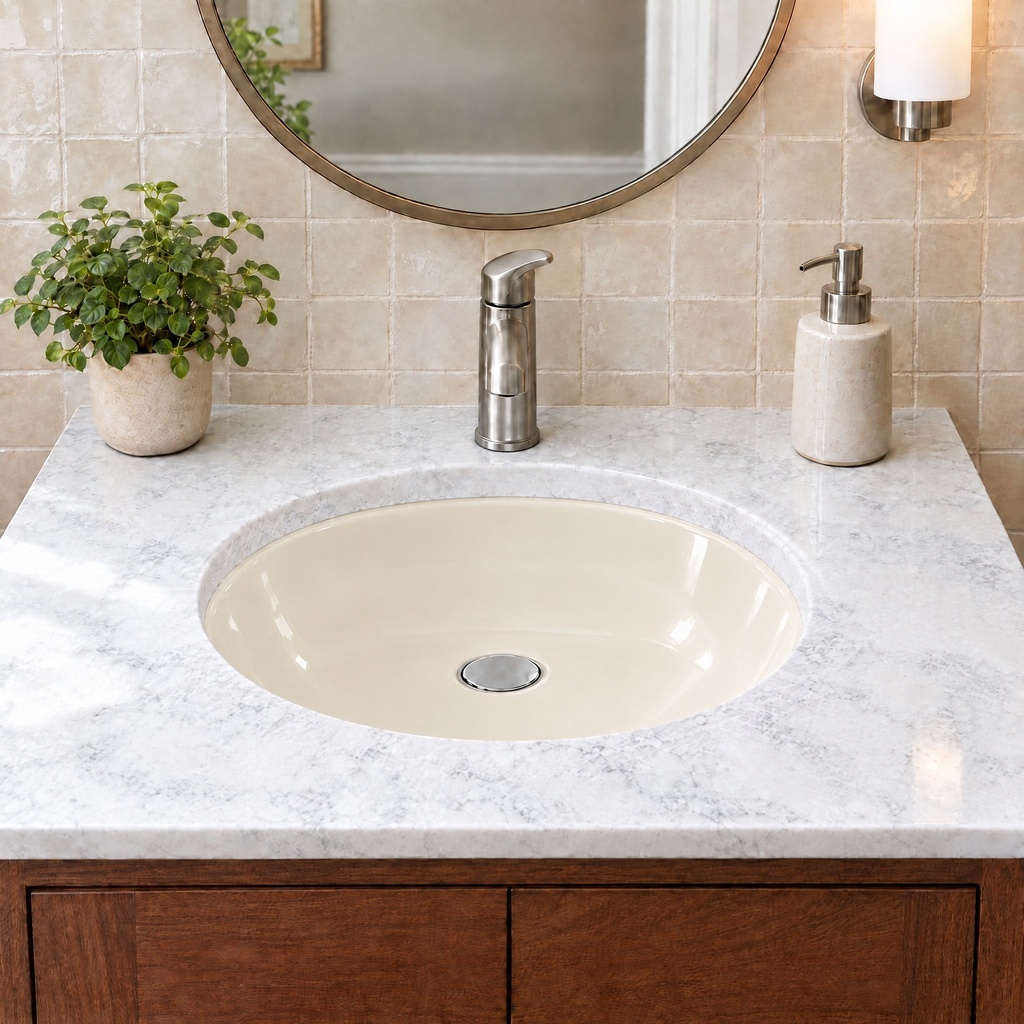 BR-1310B installed in a bathroom vanity