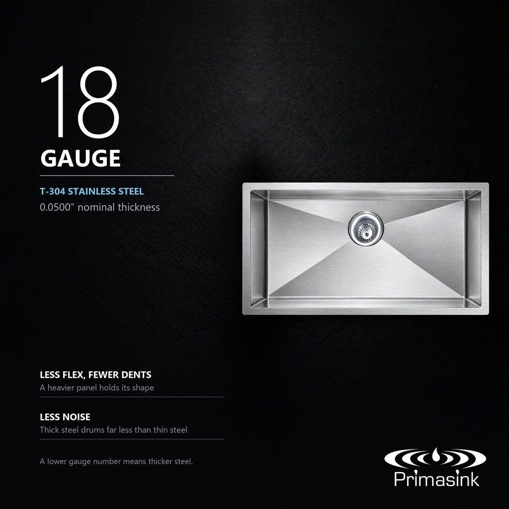 HM-3018 gauge - T-304 stainless steel