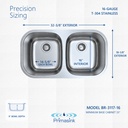 BR-3117-16 precision sizing - dimensions