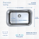 BR-2718-16 precision sizing - dimensions
