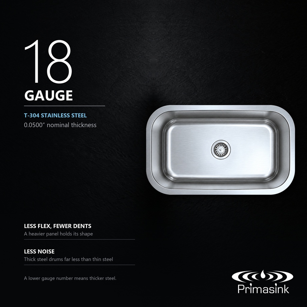 BR-3018-8 gauge - T-304 stainless steel