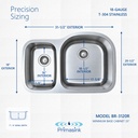 BR-3120R precision sizing - dimensions