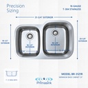 BR-3121R precision sizing - dimensions