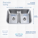 BR-3117LD precision sizing - dimensions