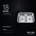 BR-3117LD gauge - T-304 stainless steel