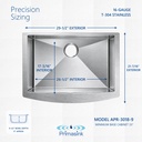 APR-3018-9 precision sizing - dimensions