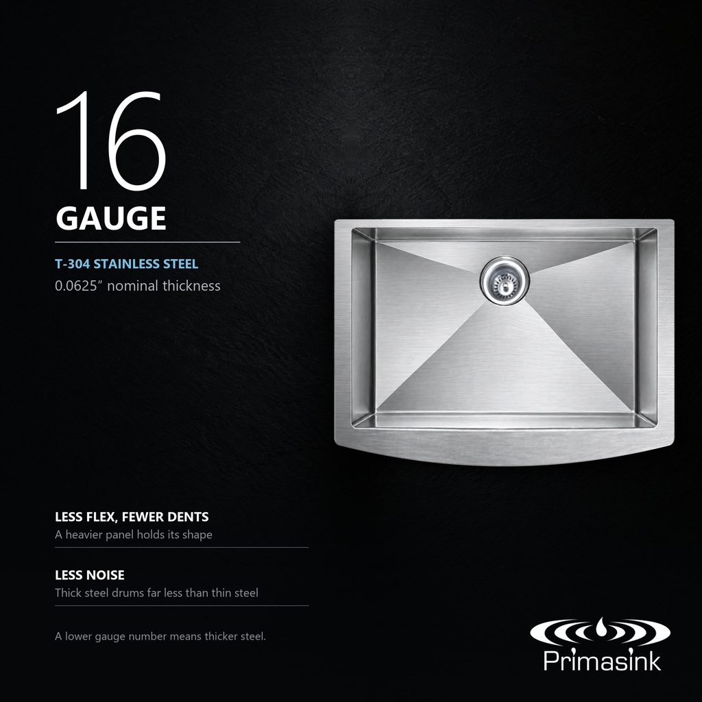 APR-3018-9 gauge - T-304 stainless steel