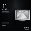 APR-3018-9 gauge - T-304 stainless steel
