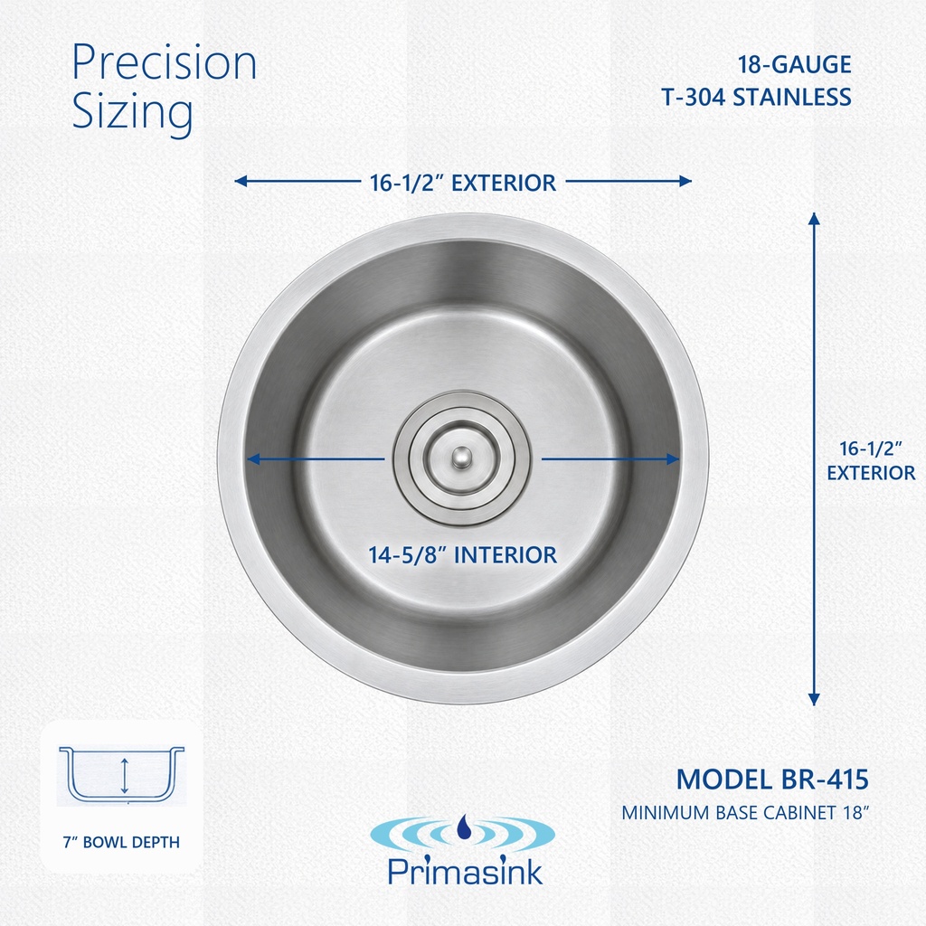 BR-415 precision sizing - dimensions