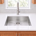HM-2718ADA single bowl depth - angled view