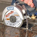 Alpha Eclipse II 4" High Performance Dry Blade for Stone, 2.1mm, 14,500 RPM, 7/8", 20mm, 5/8" Arbors