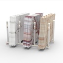 Aardwolf ABR0106- Bundle rack kit ( Includes 8 Poles 47"High & SPB1214 Safety Steel Posts)