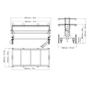 Aardwolf AHWT910 Adjustable Height Work Table