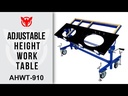 Aardwolf AHWT910 Adjustable Height Work Table