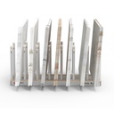 Aardwolf ASR0107 Slab Rack Kit (Includes 16 poles  47"1/4 high & SPB1214 Safety Steel Posts )