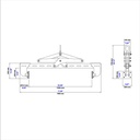 Aardwolf AHLC-1370 Horizontal Stone Lifting Clamp