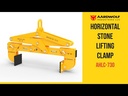 Aardwolf AHLC-1370 Horizontal Stone Lifting Clamp