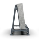 ABACO STACKING SINGLE SIDED A-FRAME - ASSA48 — side view